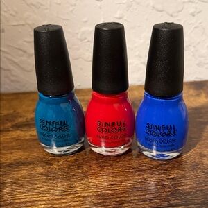 Sinful Colors Bold Nail Polish Trio